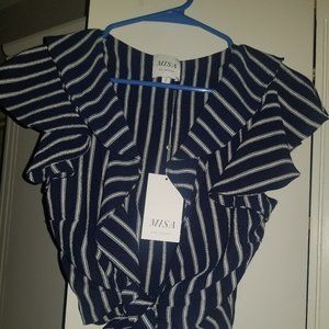 Firm Price🌼NWT Sleeveless Tie Front Blouse - S